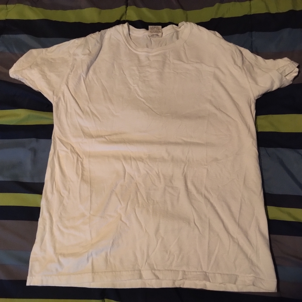 Plain White Comfort Colors T Shirt
